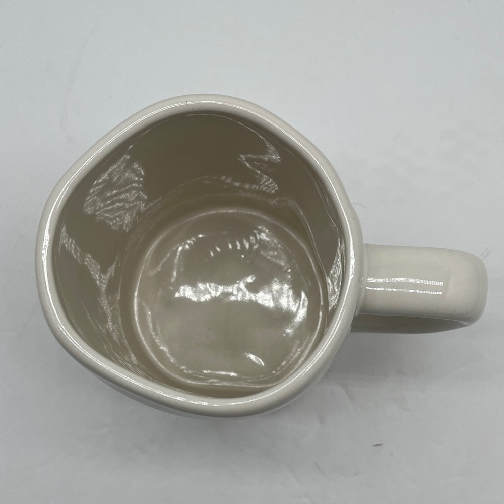 Rae Dunn Meow Ceramic Mug White Coffee Tea - Picture 4 of 7